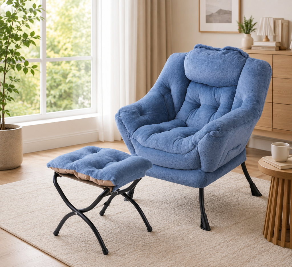 Lazy Chair with Ottoman