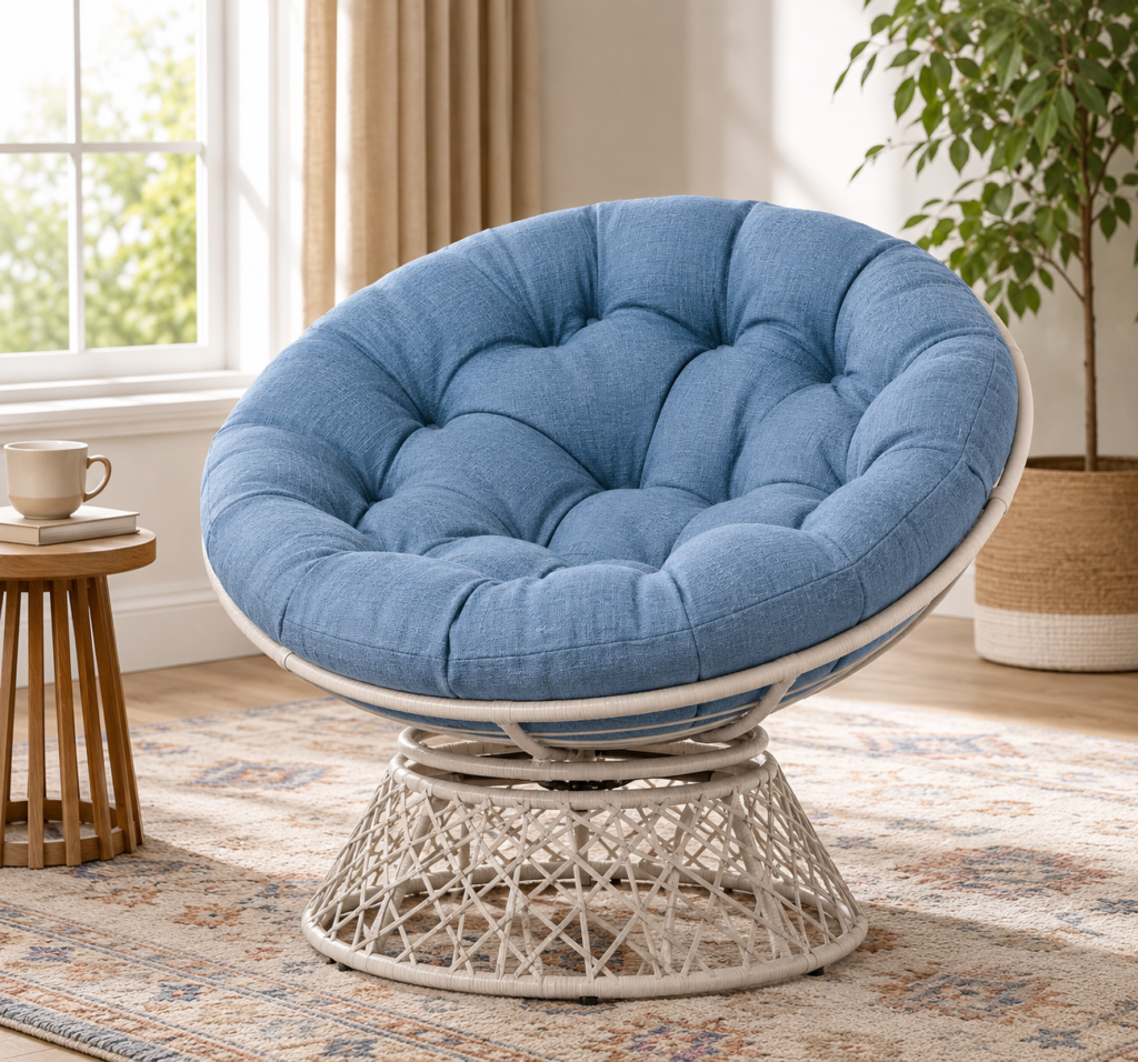 Swivel papasan